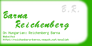 barna reichenberg business card